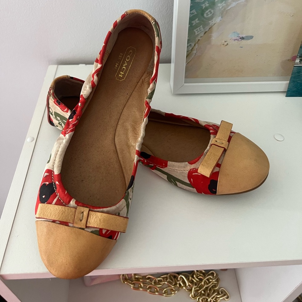 Coach ballerinas